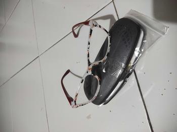 Product Review of Kacamata Baca Kacamata Plus Frame Kotak Leopard Putih ZZ455D-T Lensa Free Box dan Kain Lap from E**o 0