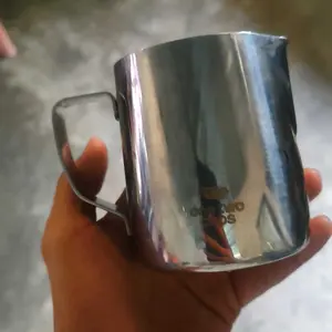 One Two Cups Milk Jug Latte Art Gelas Susu Kopi Espresso Frother Foam - J068