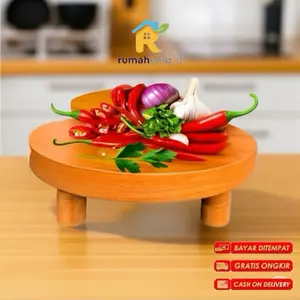 Talenan Kayu Anti Jamur Aesthetic Talenan Anti Slip Talenan Estetik Kitchenware