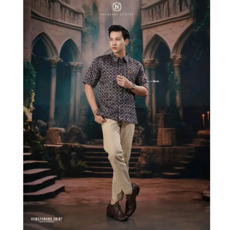 NADHEERA ASMARADANA SHIRT DAD BY NADHEERA LUXURY KEMEJA PANJANG & PENDEK Atasan Pria 5