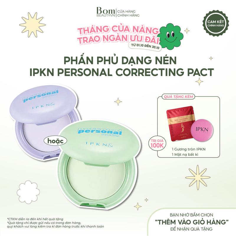 Phấn Phủ Nén IPKN Personal Perfume Powder Pact 5.5g/9g