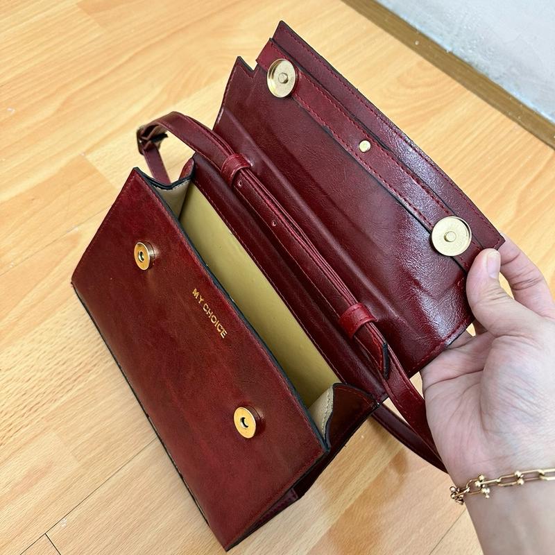 MY CHOICE NYONA 23x14x7 CM Tas Selempang Wanita / Tas kotak Bahu Perempuan Kulit / Slingbag Local Brand 5