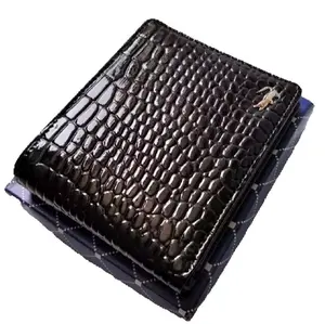 [PROMO]Dompet pria motif kulit buaya Dompet lipat Dompet kartu