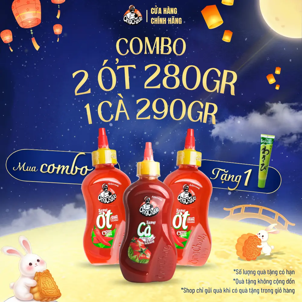 Tương Ớt thương hiệu Ông Chà Và 280gr - Hàng Chính Hãng