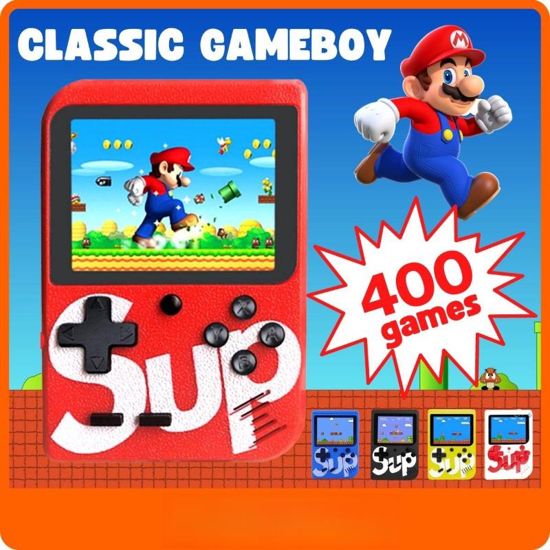 Tay Cầm Máy Chơi Game Cổ Điển Gameboy, Thiết Kế SUP 400 Trò Chơi Cổ Điển, Máy Chơi Game Di Động SUP, Super Mario PSP Hộp Trò Chơi, Màn Hình LCD 2,5 Inch, Tương Thích Với Máy Chơi Game Cầm Tay Bao Gồm Pin, Có 5 Màu