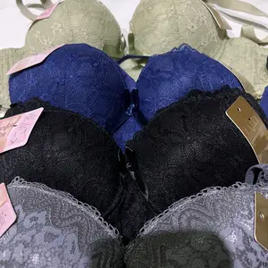 TALLY 1 Pca atau 2 Pcs Bra Set Ada Kawat Busa Tipis Bahan Brokat CUP A - B Kait 3 Daily Bra Breathable Bh 5520/5519 Sarwendah