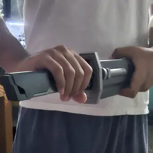 MahiToys Mainan Ppedang Starlight Sworddd dengan Lampu, Musik dan Efek Asap Ppedang Elektrik Anak Rechargeable