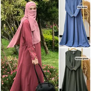 abaya Eliza Anti-Uv dress kekinian abaya remaja