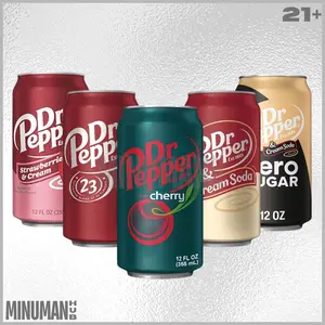 DR PEPPER SOFT DRINKS CAN 355ml ALL VARIAN - IMPOR USA