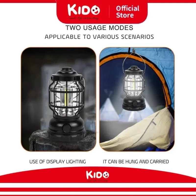 LAMPU LENTERA LED CAMPING LAMP 3 COB LAMPU LENTERA CAMPING TENT LED TIPE 2021 0