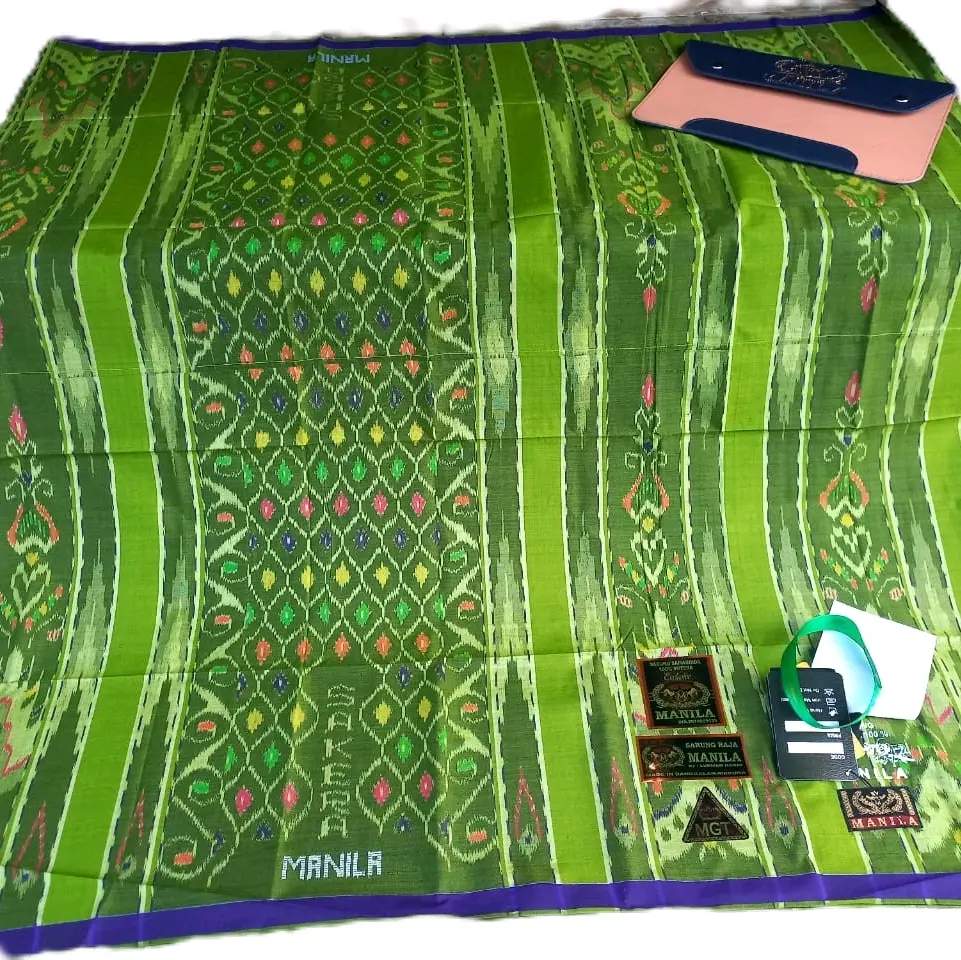 Sarung MANILA Tipe SAKERA Original Full Sutra ||  Muslim Pria Dewasa Motif