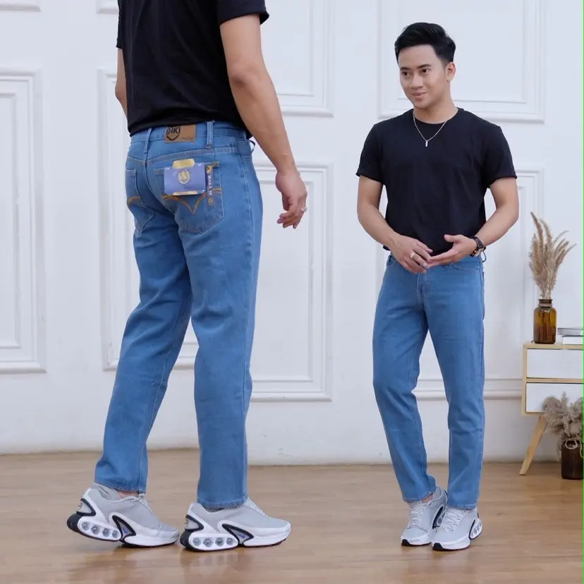 Celana Jeans Standar Reguler Pria Celana Jeans Pria