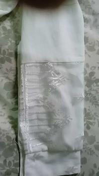 Product Review of Na Fashion- NAMIRA Dress Gamis Malaysia Kombinasi Brukat Bahan Crinkle Premium mix brokat sapto minimalis cantik mewah elegant from A**i 1