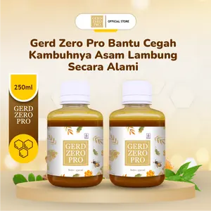 Gerd Zero Pro Paket Bundling 2pcs Madu Lambung Herbal Alami 250gr BPOM MD 021282001600193