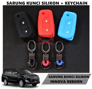 Sarung Kunci Silikon / Cover Kunci Karet Remote Toyota Innova Reborn G / V Car