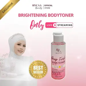 (ONLY LIVE OWNER) BODYTONER BRIGHTENING WITH NIACINAMIDE ALPHA ARBUTIN DAN AHA