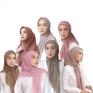 PAKET USAHA 12 PCS HIJAB BELLA SQUARE JAHIT NECI MUSLIM WANITA Nyaman Polycotton Segi Empat 110x110cm Tepian Ne9ci Rapih Adem & Nyaman untuk Acara Casual Formal Kerudung