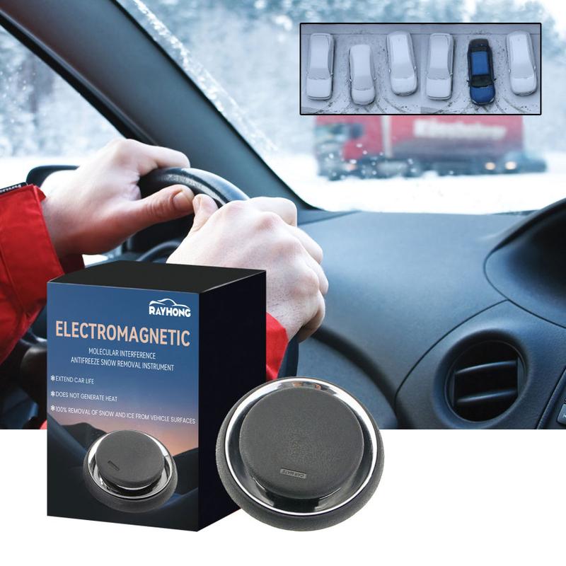 New Electro Ice Melting Deicer Solar Power Supply Winter Car Antifreeze Molecular Snow Remover Portable Air Freshener 4