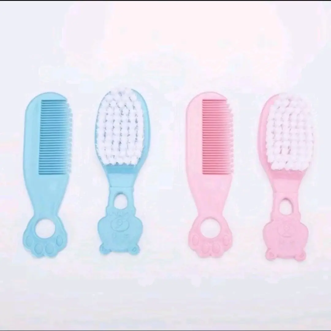 Sisir rambut bayi bulu sikat isi 2 BPA FREE halus