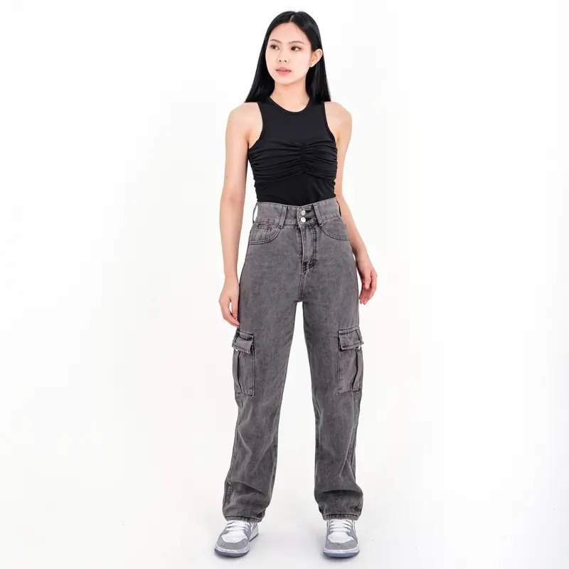 [LUXE.DLABEL] - Jeans 143 | Celana Panjang Highwaist Wanita Jeans Wanita Polos Ripped Jeans Highwaist Jeans Wanita Skinny Jeans Highwaist Baggy Wideleg Boyfriend 2