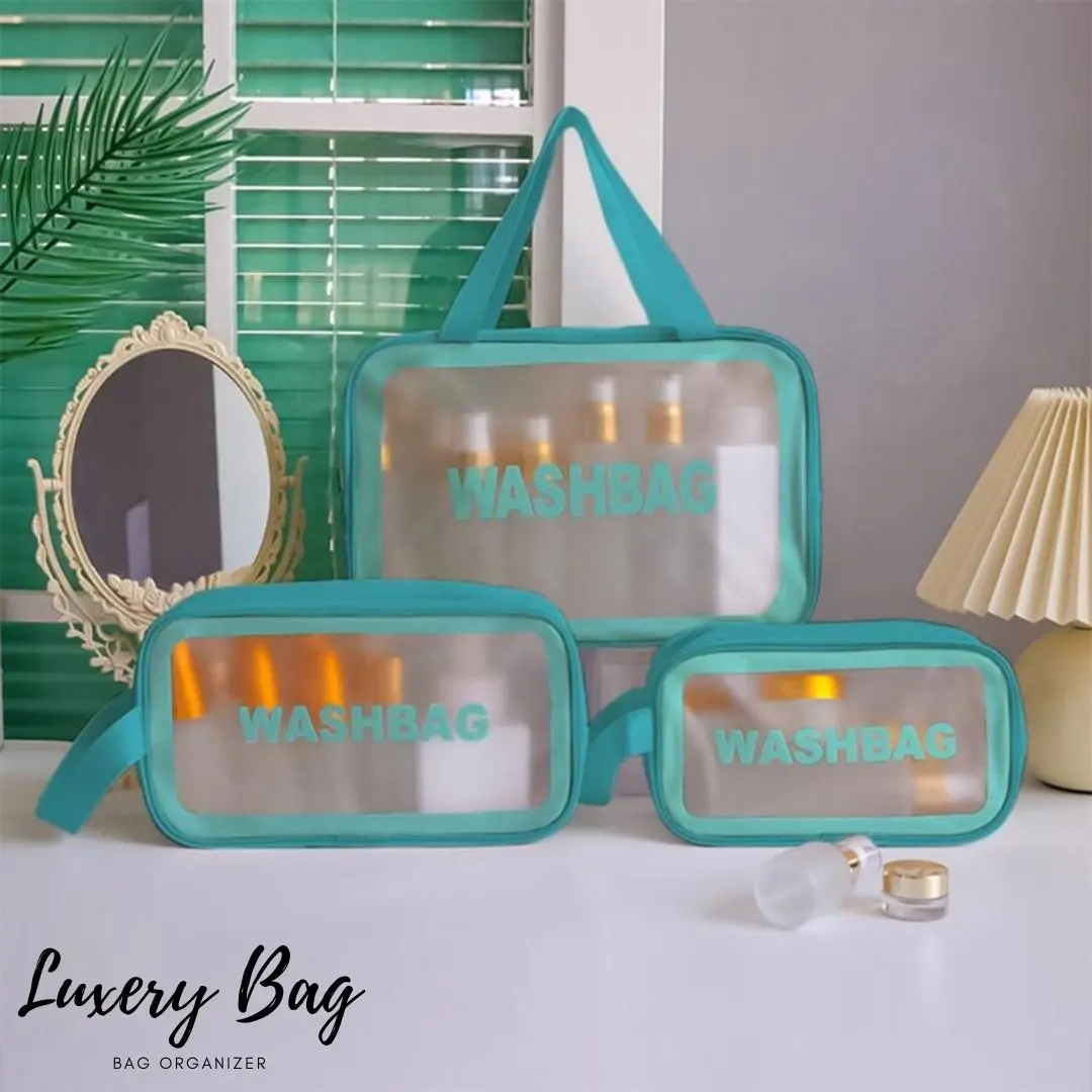 Wash bag Tas Organizer Travel Kit Toiletries Makeup Bag