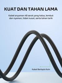 Gambar KABEL DATA USB TYPE-C TO TYPE-C ROBOT RZCC100 60W FAST CHARGING ORIGINAL CABLE dari btgcom Kota Denpasar 4 Tokopedia