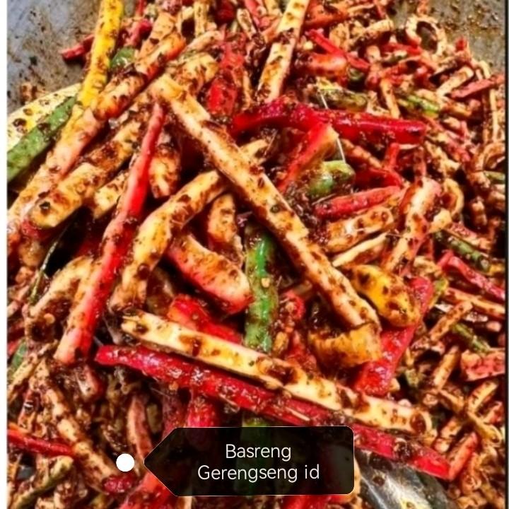 Seblak beton Cikruh daun jeruk 500g cemilan Pedas Food 3