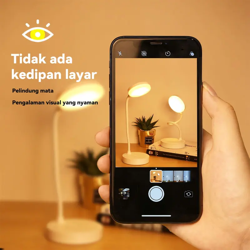 Skylumba Lampu Meja Serbaguna LED Lampu Belajar Estetik Perawatan Mata 3 Varian Pencahayaan Aesthetic Multifungsi LL08 3