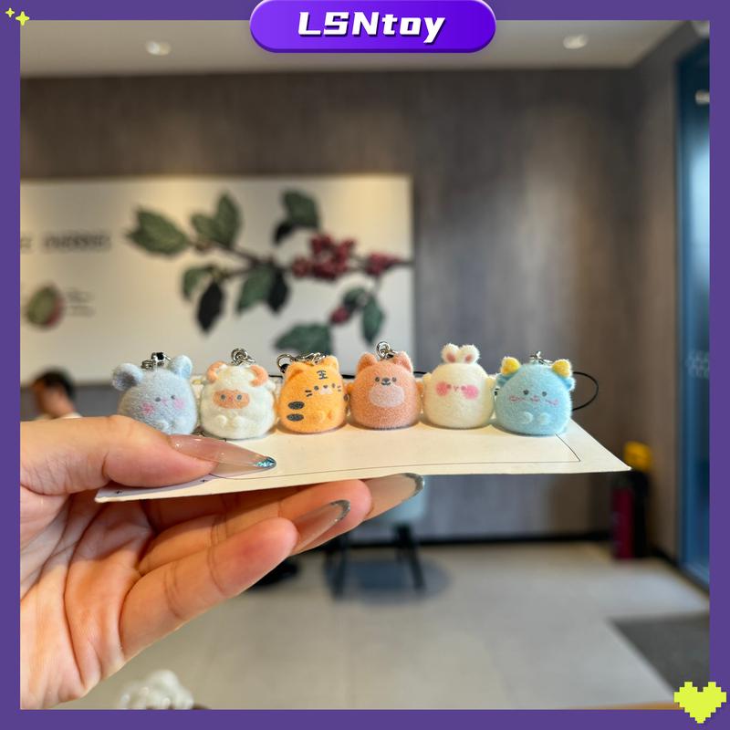 Dây Chuyền Chìa Khóa Cung Hoàng Đạo Hoạt Hình LSNtoy Thiết Kế Lì Dễ Thương Thích Hợp Làm Mặt Dây Chuyền Túi Cho Bé Gái