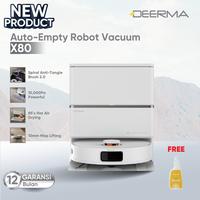 Gambar Deerma Robot Vacuum Cleaner X80 | Pengeringan dengan Udara  |Panas 85 | Sapu Vacum Pel Vakum Mop |15000Pa|1 Year Local Warranty - X80 dari DEERMA.Vacuum.Store Kab. Tangerang 1 Tokopedia