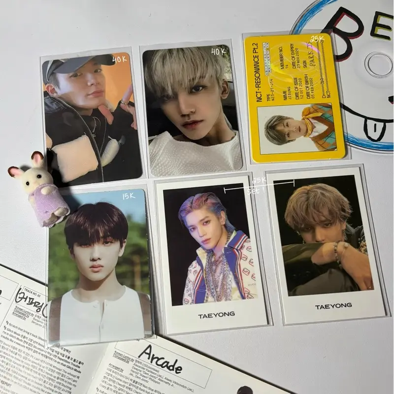 nctdream 127 taeyong mark jaemin jeno jisung photocard official