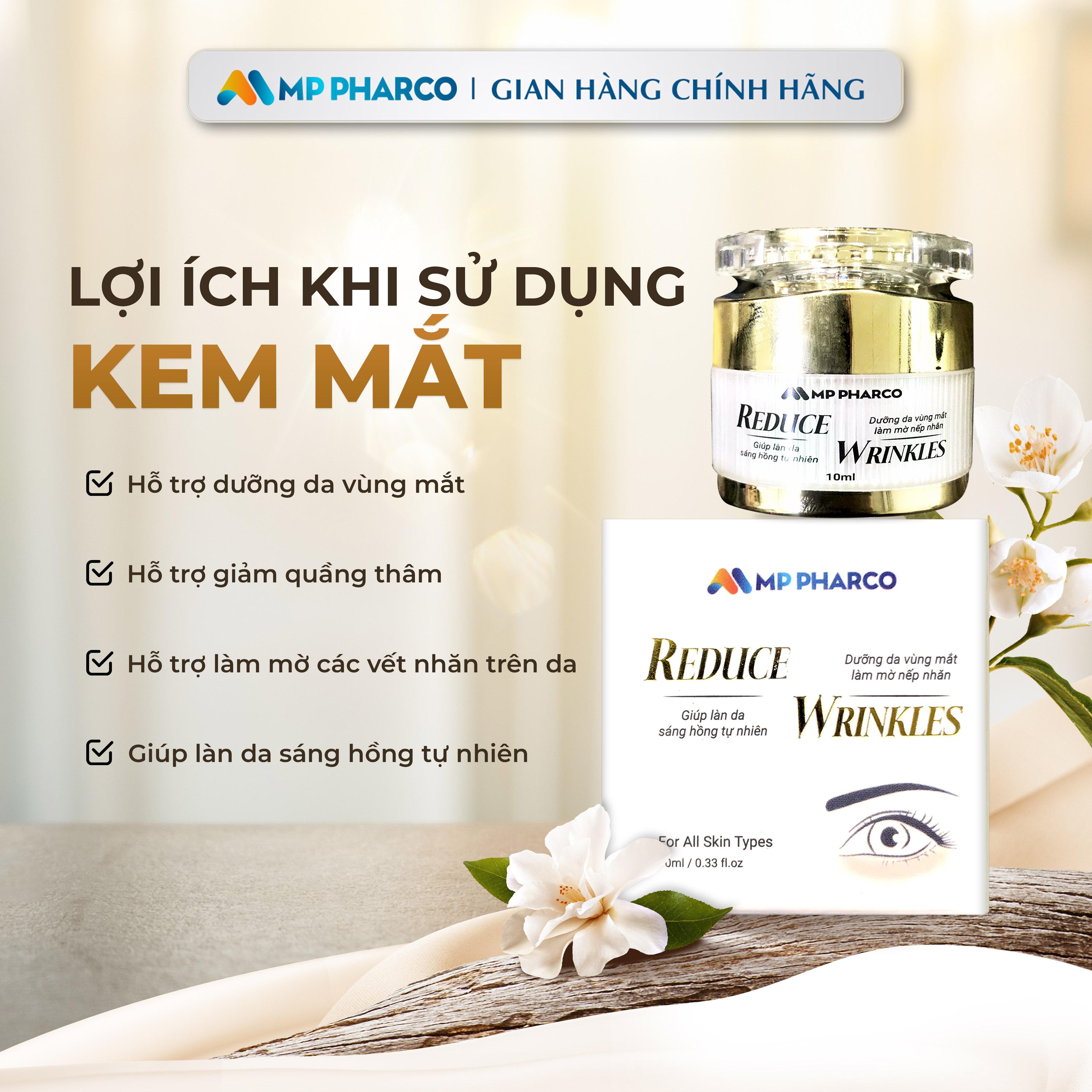 k62 Kem mắt MP Pharco 10ml -Hỗ Trợ Giảm Quầng Thâm Mắt và Nếp Nhăn Mắt