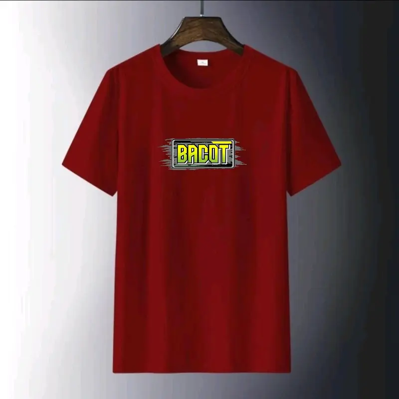 Paket 100ribu dapat 8 kaos motif simpel keren Baju Pria Oblong  Sablon 2