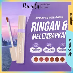 Implora Day To Day Lite Matte Lip Cream | Ringan Melembapkan | Hyaluronic Acid Lipstick | Paviola Shop
