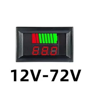 ￼Voltmeter Indikator Level Pengisian Baterai Aki 12V - 72V