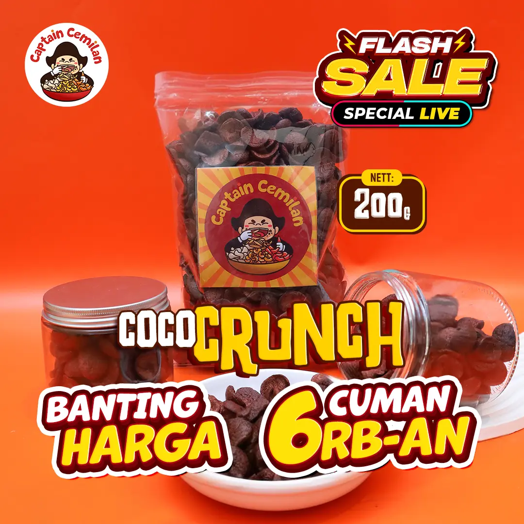 Flash Sale-200gr Choco Crunch Coklat Besar Sereal - cemilan manis