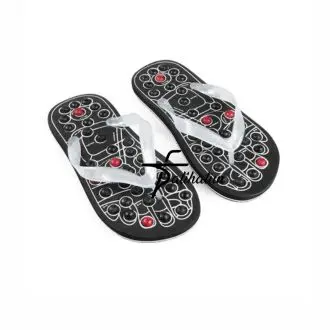 Sandal Refleksi Rematik Kesehatan Alkupuntur Peia Wanita Jepit Jelly Karet Sendal Kasual