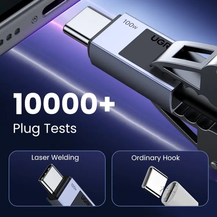 Kabel Data UGREEN USB Type C To Type C PD 5A 100W Fast Charging 5