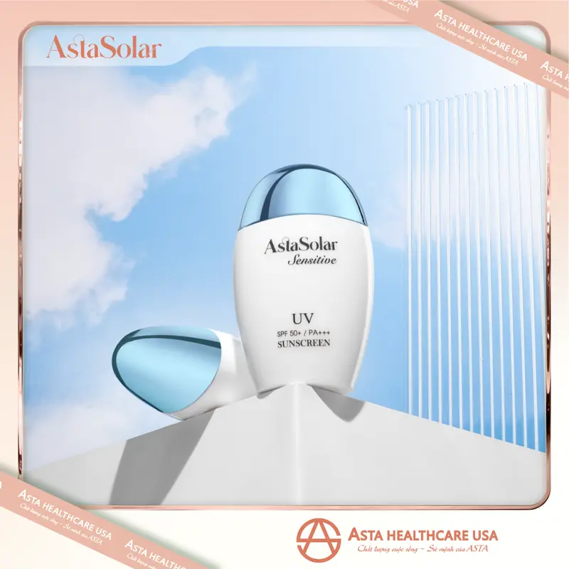 Sữa nano lotion chống nắng dưỡng da nhạy cảm AstaSolar Sensitive Sunscreen 50ml SPF50++ PA+++ 3