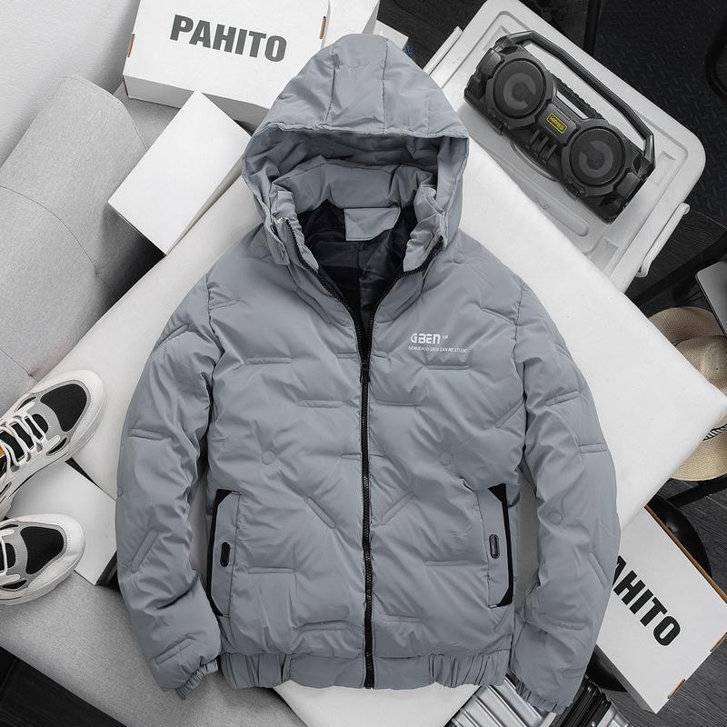 Áo khoác nam mùa đông, áo phao nam dập vân in chữ siêu đẹp AK28