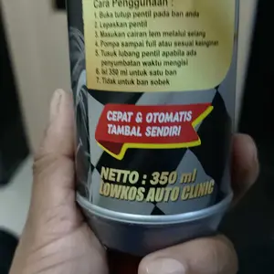 Cairan Ban tubless Tire Sealant Lowkos 350 ML Gold Edition Cairan Tambal Ban Otomatis Anti Ranjau