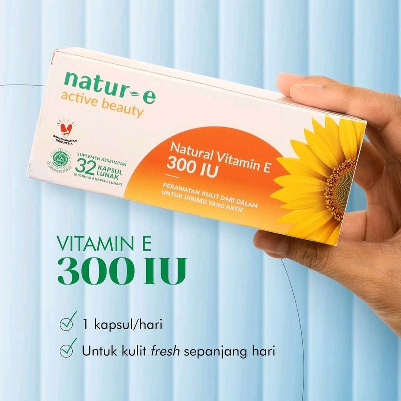 NATUR-E ACTIVE BEAUTY Vitamin E 300 IU (untuk kulit normal kering) 3