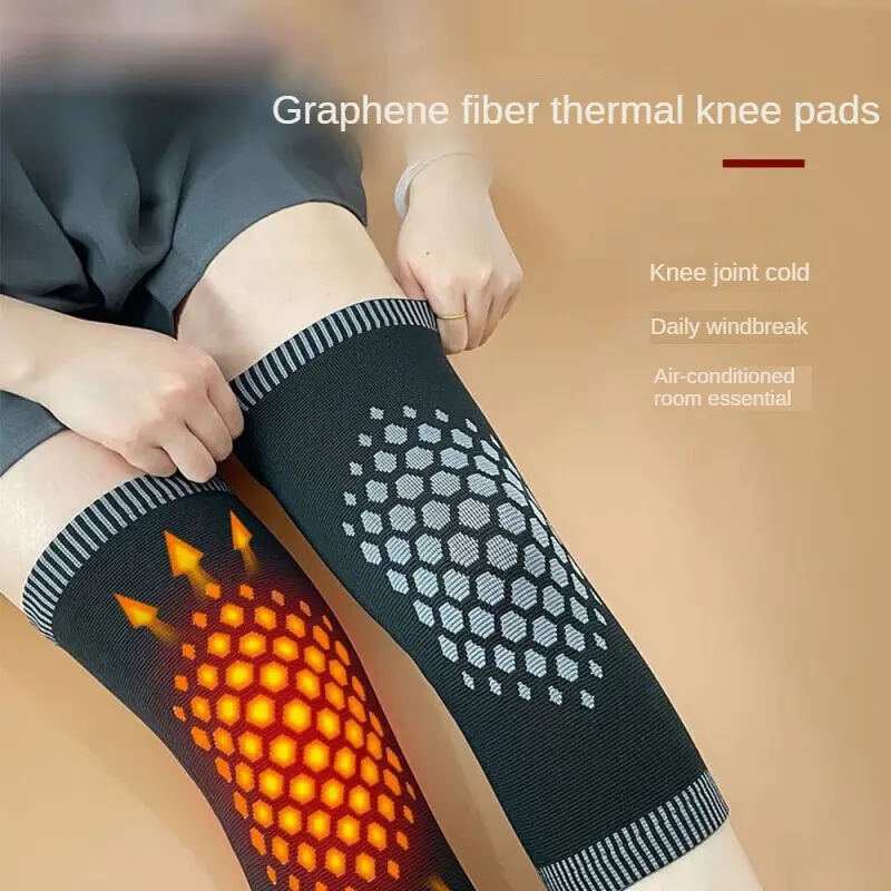 Graphene Knee Pads for Women & Men – Joint Warmth,  Mugwort Therapy, Anti-Slip Design for Elderly, Cold Protection for Winter & Arthritis Relief