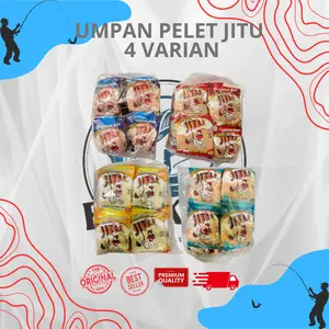 PELET JITU MERAH, JITU EBI, JITU KINOY KRISTAL DAN JITU TELOR BEBEK 1 PACK (20pcs) - UMPAN PANCING