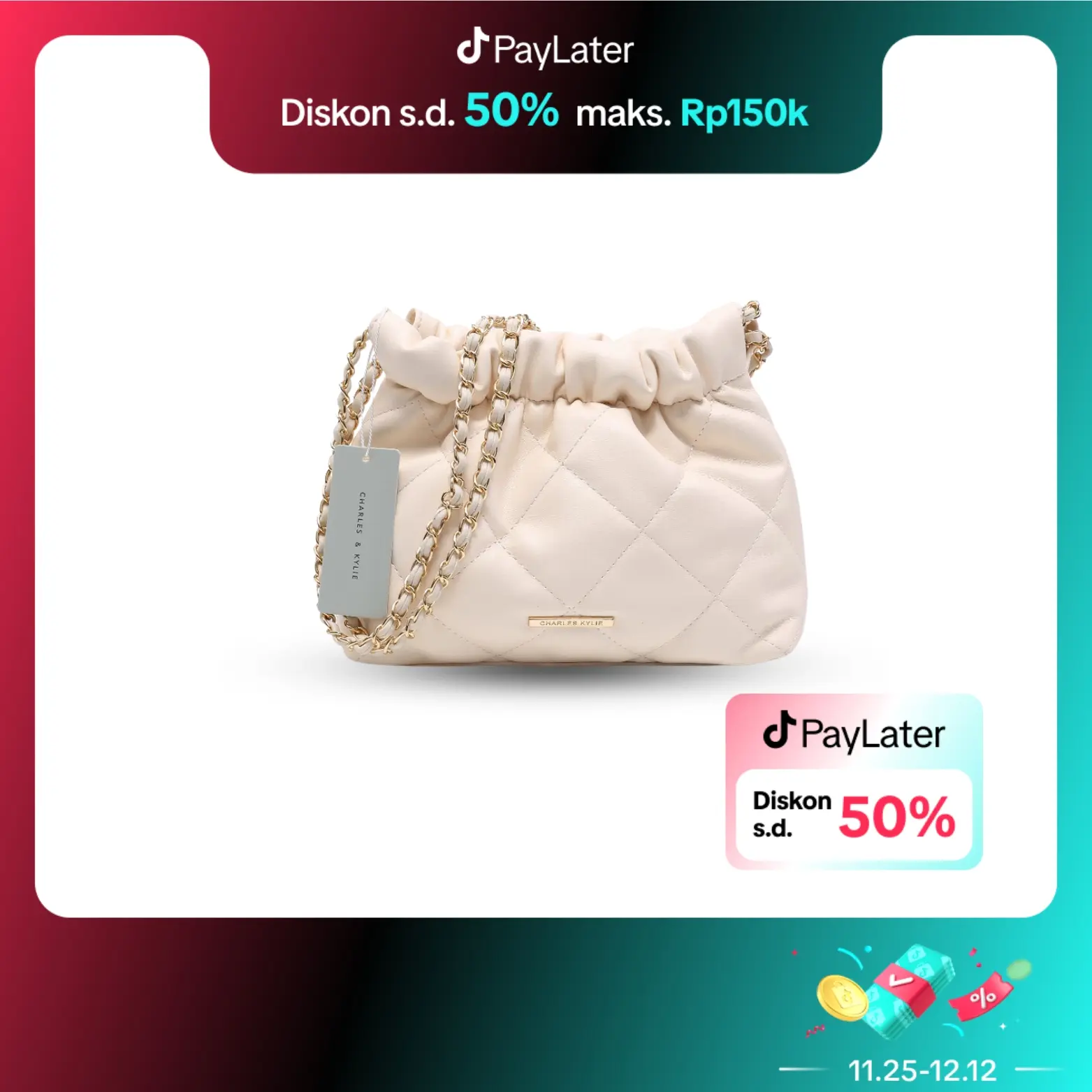 CHARLES KYLIE - Tas Wanita Kylie / Shoulder Bag Wanita / Tas Bahu kekinian fashion import / Shoulder Bag  kylie Ter Best Seller / Tas Kulit#2537