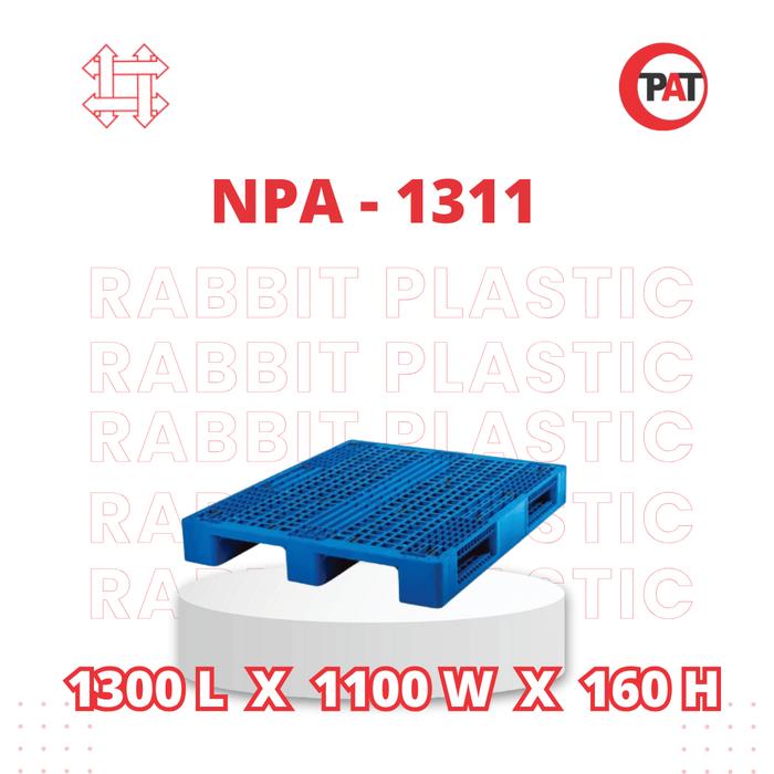 Gambar Rabbit Pallet Plastik NPA-1311 1300x1100x160 mm Beban 4000 kg PPBC dari Putra Alam Teknologi Kab. Bekasi Tokopedia