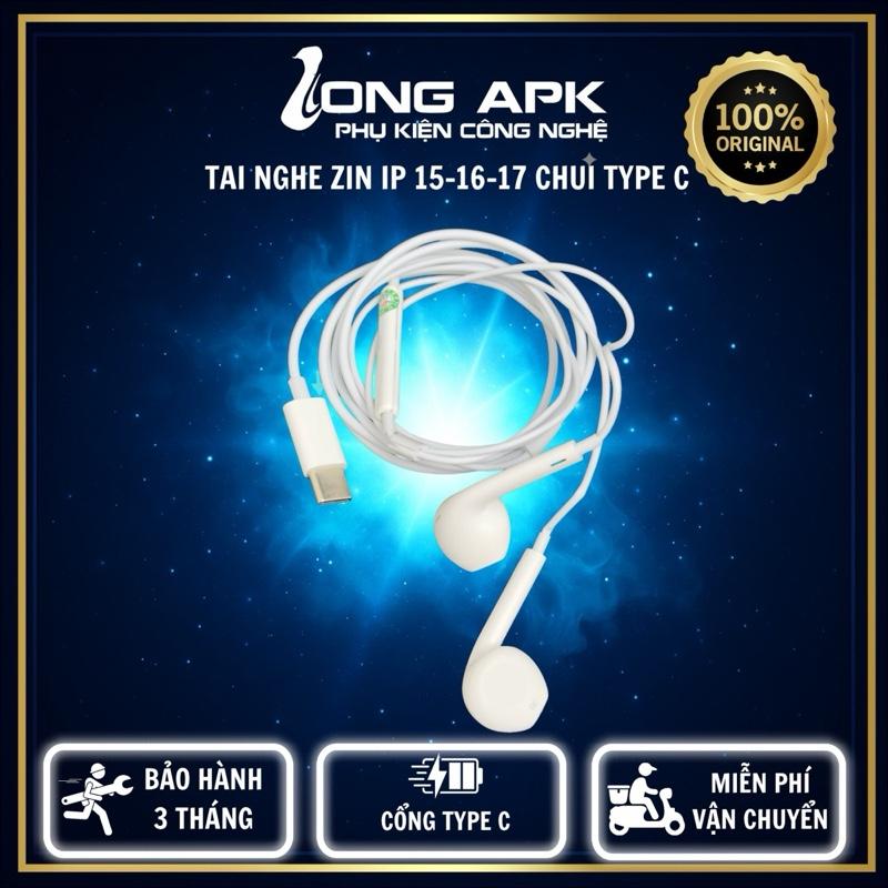 Tai nghe IC Zin IP 15-16-17 chui type C có hộp - phụ kiện điện thoại