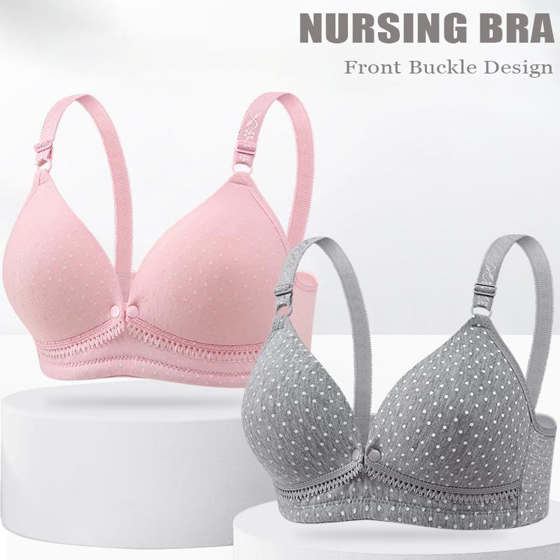 Áo Ngực Cho Con Bú Chất Liệu Mềm Mại Tiện Lợi Màu Trơn Áo Ngực Bà Bầu Chống Chảy Xệ Thích Hợp Cho Bà Bầu Đồ Lót