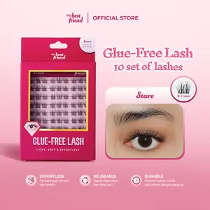MY BEST FRIEND ( STARE ) - CLUSTER EYELASH 10 SET BULU MATA TANPA LEM PREMIUM BULU MATA TANPA LEM LANGSUNG TEMPEL BULU MATA EYELASH EXTENSION LEM BULU MATA EYELASH BULU MATA PALSU LANGSUNG TEMPEL EYELASH TANPA LEM LANGSUNG TEMPEL BULU MATA TANPA LEM