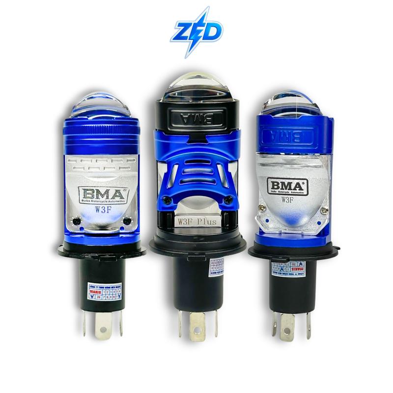  Đèn Pha Bi Cầu Mini W3F PLUS - Bản Chuẩn BMA 55W Trợ Pha Laser 12-24V ĐiệnBình - Bảo Hành 12 Tháng Phụ Tùng ÔTô Xe Máy 